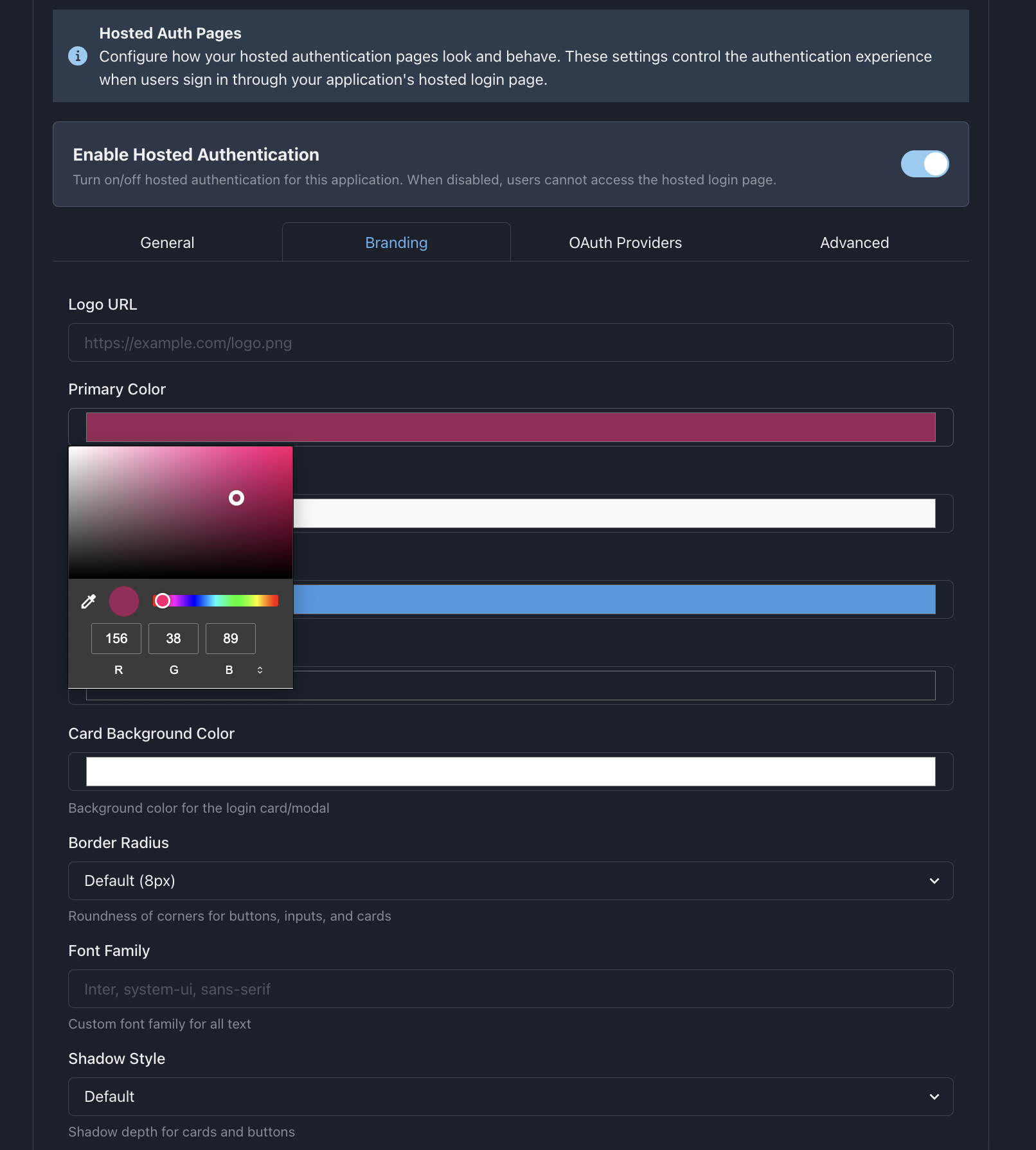 Branding Configuration