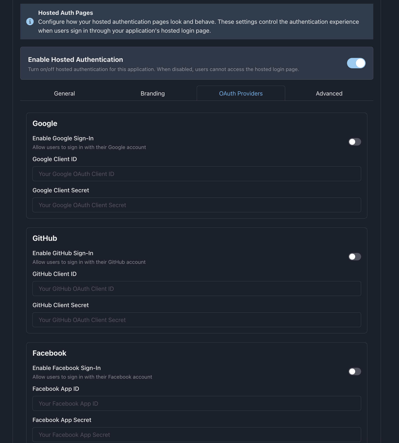 OAuth Configuration